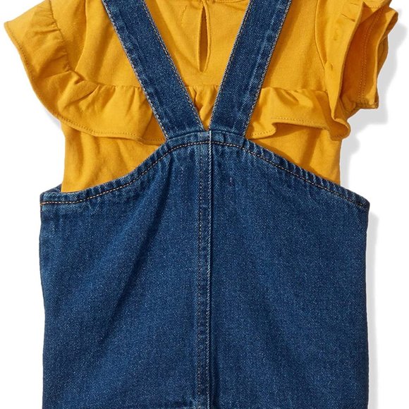 NWT 7 For All Mankind Denim Jean Dress 2 Piece Set - Picture 2 of 7